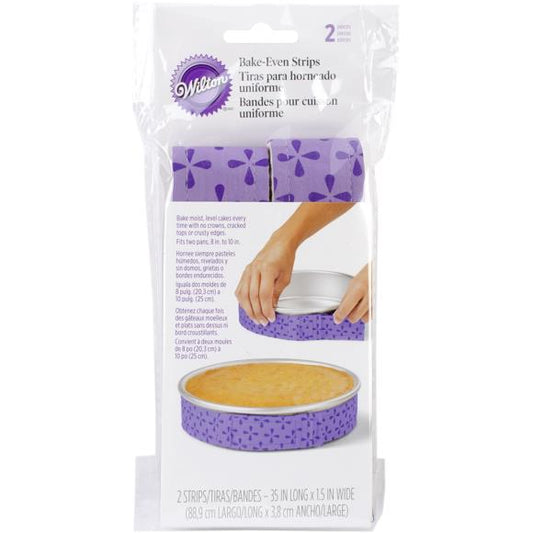 Wilton Bake-Even Cake Strips 2/Pkg