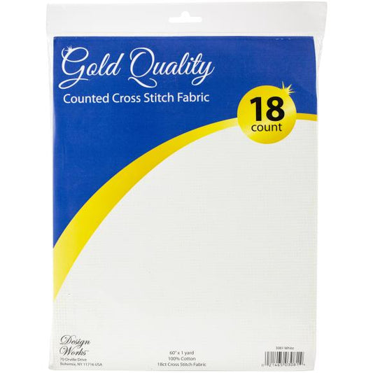 Design Works Gold Quality Aida 18 Count 60"X36"