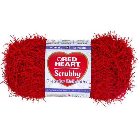 Red Heart Scrubby Yarn