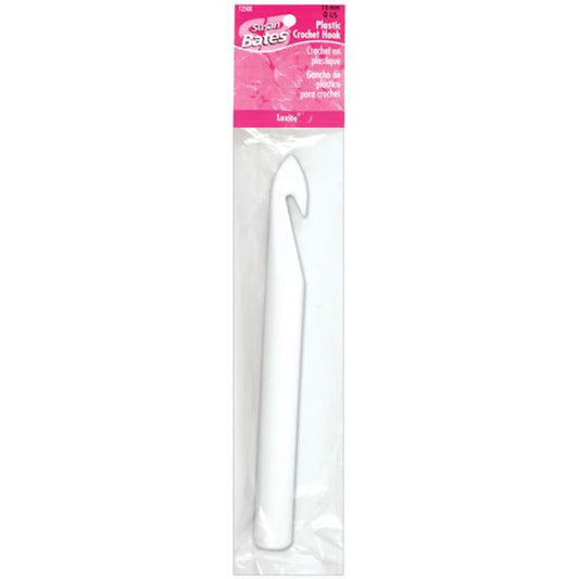 Susan Bates Luxite Bulky Plastic Crochet Hook 8"