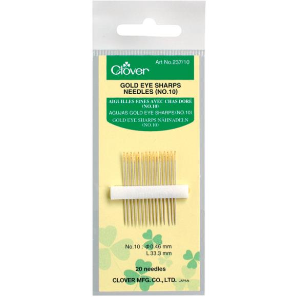 Clover Gold Eye Sharps Needles