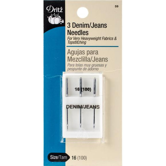Dritz Denim & Jean Machine Needles 3/Pkg
