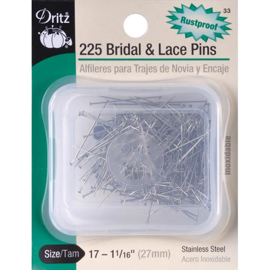 Dritz Bridal & Lace Pins 1-1/16" 100/Pkg