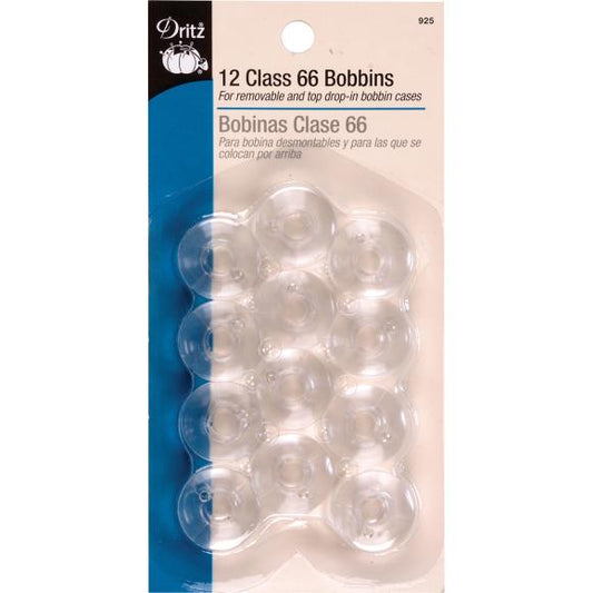 Dritz Class 66 Bobbins 12/Pkg