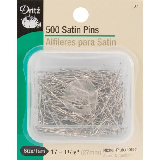 Dritz Satin Pin 1-1/16" 500/Pkg
