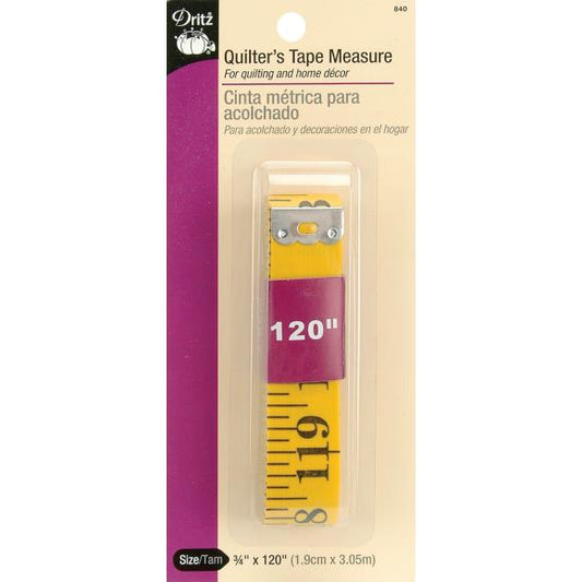 Dritz Quilter's Tape Measure 3/4"X120"
