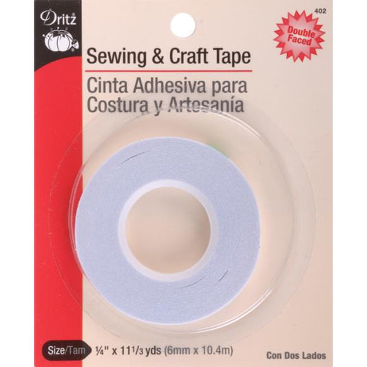 Dritz Double Faced Sewing & Craft Tape 1/4"X11-1/3yd