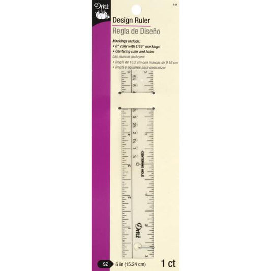 Dritz 6" Design Ruler