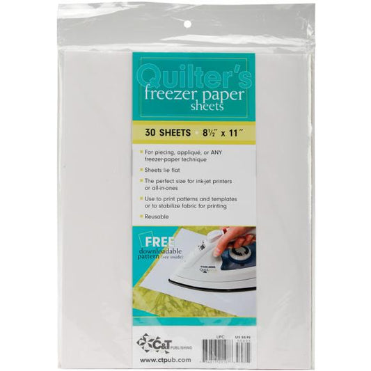 C&T Publishing Quilter's Freezer Paper Sheets 30/Pkg