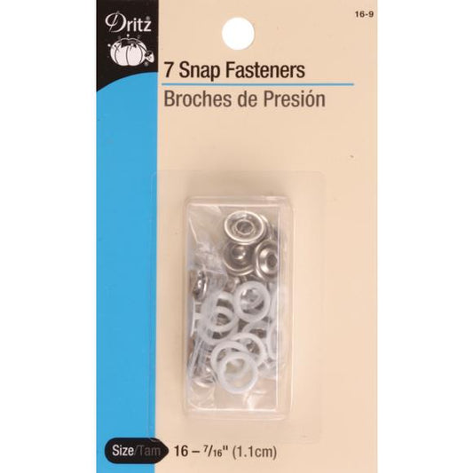 Dritz Snap Fasteners 7/Pkg