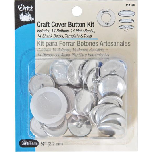 Dritz Craft Cover Button Kits W/Tools