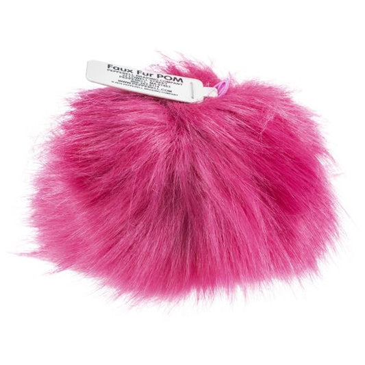 Pepperell Braiding Faux Fur Pom With Loop