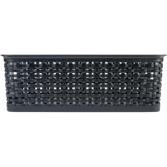 Weave Design Plastic Bin Medium