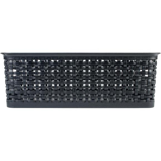 Weave Design Plastic Bin Medium