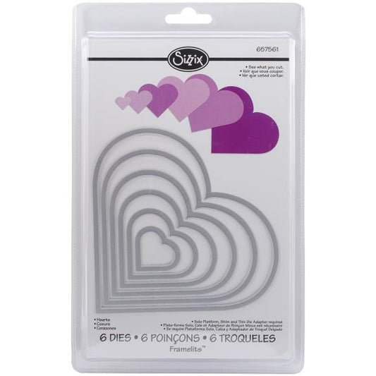 Sizzix Framelits Dies 6/Pkg