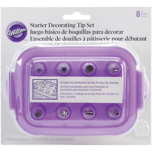 Wilton Starter Decorating Tip Set 8/Pkg