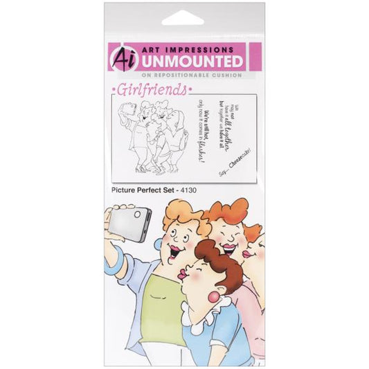 Art Impressions Girlfriends Clear Stamps