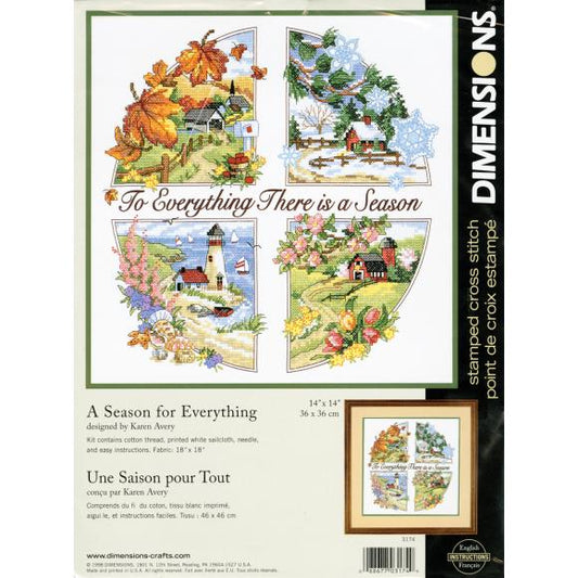 Dimensions Stamped Cross Stitch Kit 14"X14"