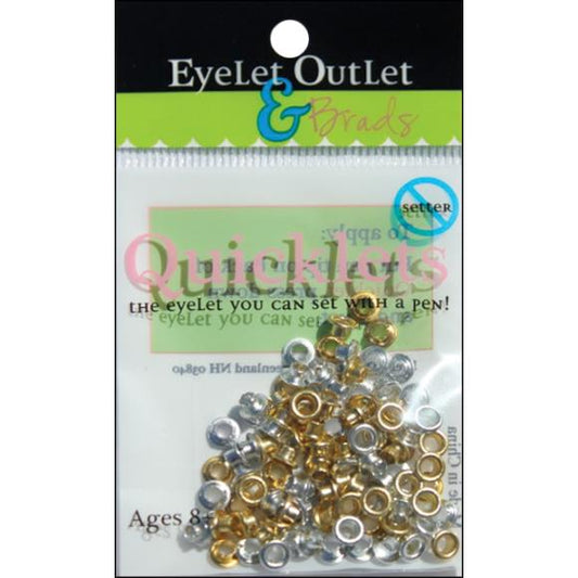 Eyelet Outlet Quicklets Round 84/Pkg