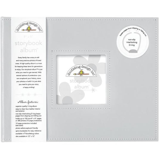 Doodlebug Storybook D-Ring Album 8"X8"