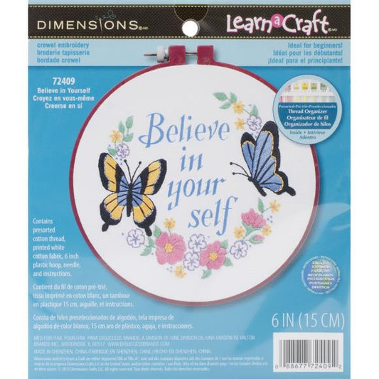 Dimensions Learn-A-Craft Embroidery Kit 6" Round