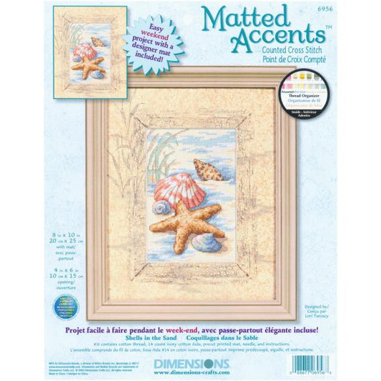 Dimensions Matted Accents Counted Cross Stitch Kit 8"X10"