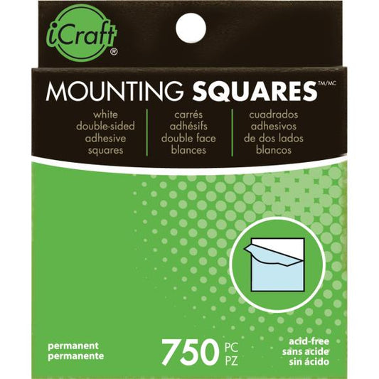 iCraft Mounting Squares 750/Pkg