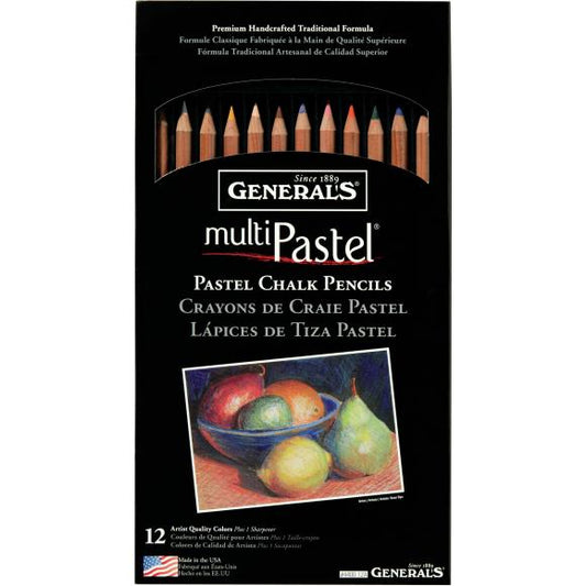 General's MultiPastel Pencils 12/Pkg