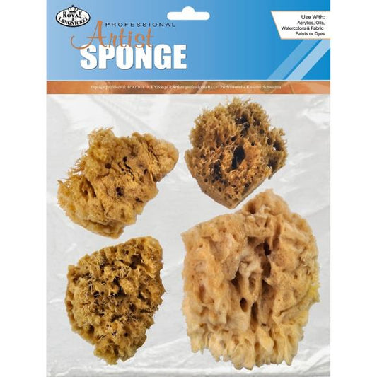 Royal & Langnickel® Natural Ocean Artist Sponges 4/Pkg