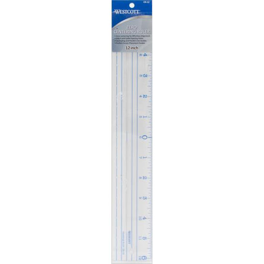 Westcott Plastic Ruler 12"