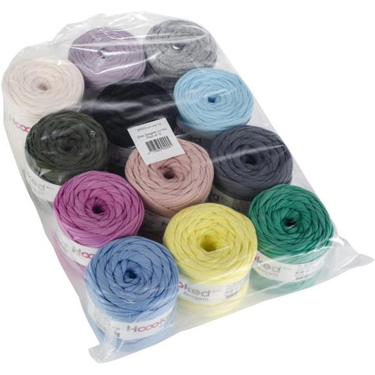 Hoooked Baby Zpagetti Yarn Set 12/Skeins