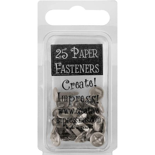 Creative Impressions Metal Paper Fasteners 10mm 25/Pkg