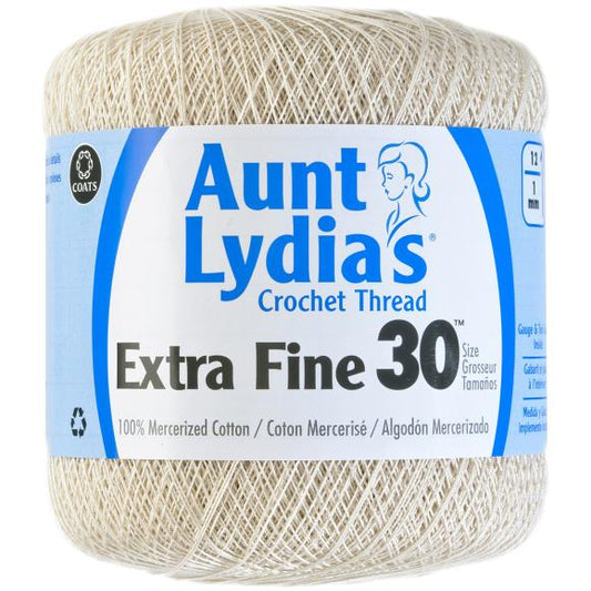 Aunt Lydia's Extra Fine Crochet Thread Size 30