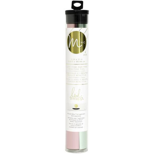 Heidi Swapp Minc Reactive Foil Combo Pack 6.5"X12" 4/Pkg