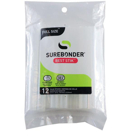 Surebonder High-Temp Best Stik Glue Sticks 12/Pkg
