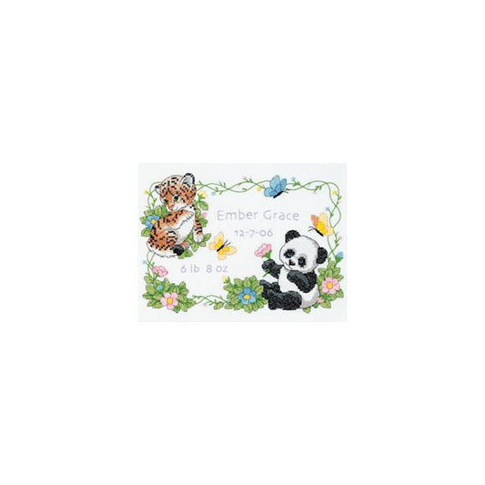 Dimensions Baby Hugs Stamped Cross Stitch Kit 12"X9"