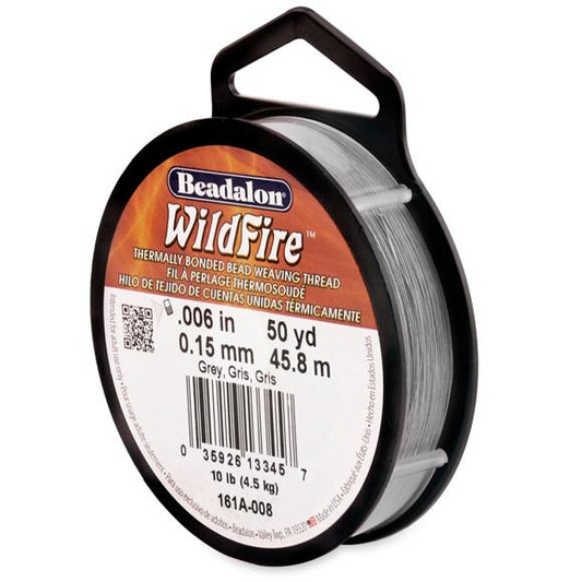Beadalon Wildfire Stringing Thread .006"X50yd