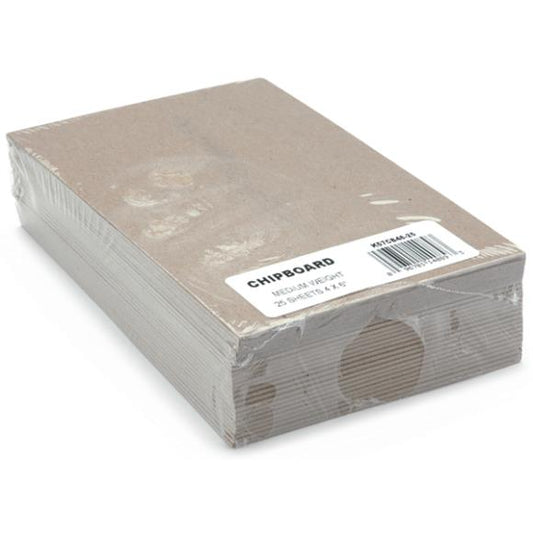 Grafix Medium Weight Chipboard Sheets 4"X6" 25/Pkg