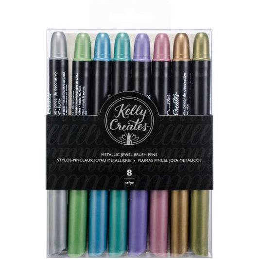 Kelly Creates Brush Pens 8/Pkg