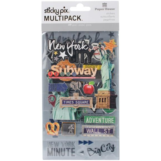 Paper House Mixed Media Multipack Stickers