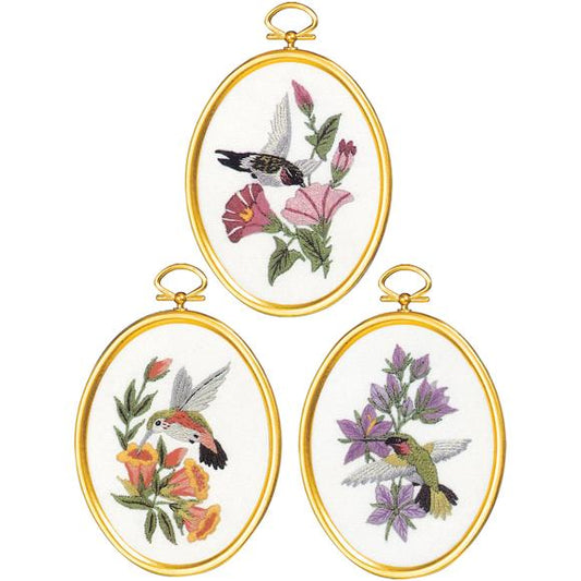 Janlynn Embroidery Kit 3"X4" Set of 3