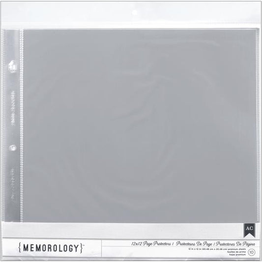 American Crafts Page Protectors Top-Loading 12"X12" 10/Pkg