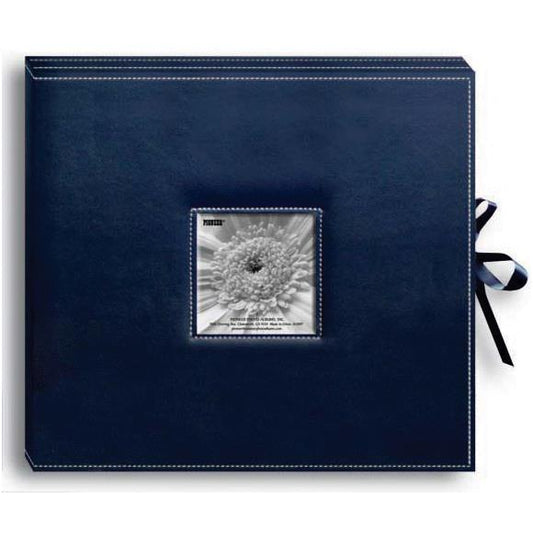 Pioneer 3-Ring Sewn Leatherette Album Box 13"X14.5"