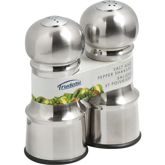 Trudeau Stainless Steel Salt & Pepper Set 4.5"