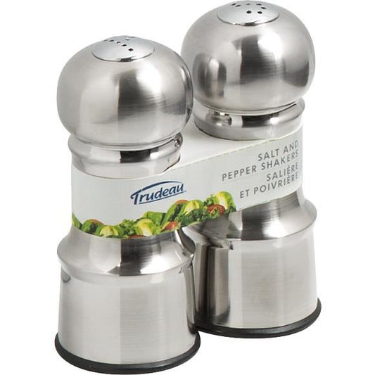 Trudeau Stainless Steel Salt & Pepper Set 4.5"