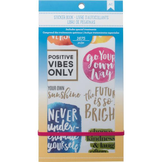 American Crafts Planner Stickers 12-Page Book 4.75"X9"