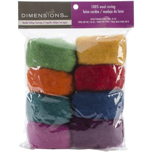 Dimensions Feltworks Roving Value Pack 2.8oz