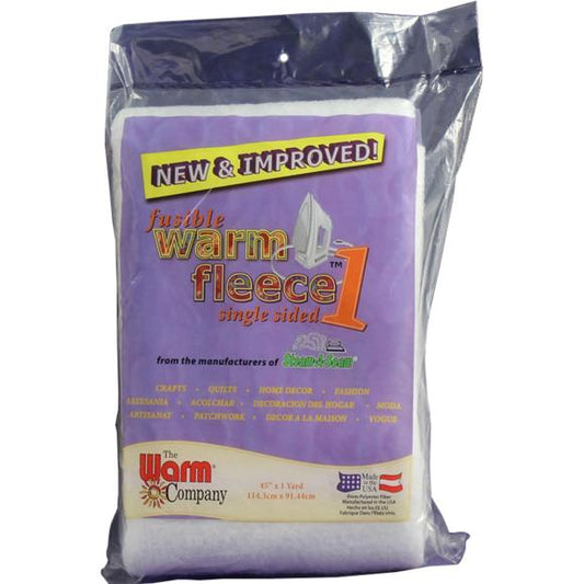 Warm Company Fleece Polyester Fusible Batting