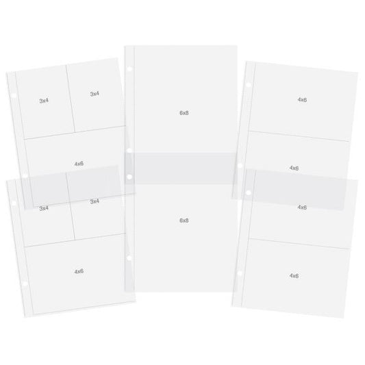 Simple Stories Sn@p! Pocket Pages For 6"X8" Binders 12/Pkg
