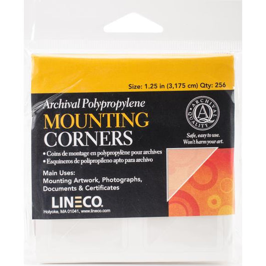 Lineco Polypropylene Photo Mounting Corners 256/Pkg